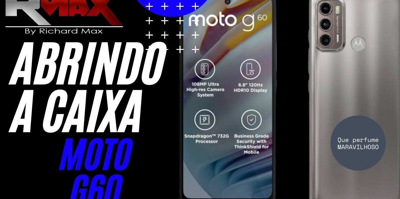 Abrindo a caixa do Motorola Moto G60