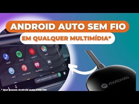 Android Auto SEM fio em qualquer multimídia*? Sim com o Motorola MA1 é possível!