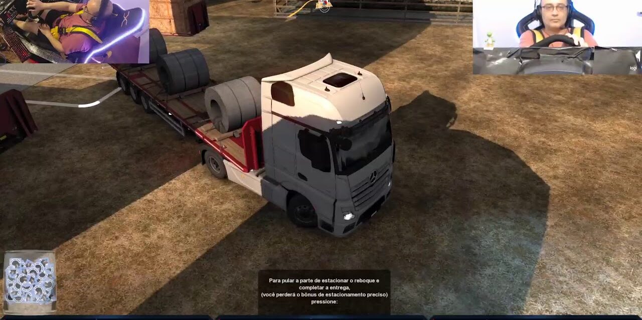 EuroTruck2 - Livre como o vento - Com simulador de movimentos