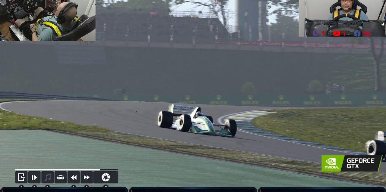 F1 2020 - Carros Clássicos - GP DO BRASIL - Jordan 1991 - SEM AJUDA com simulador de movimentos