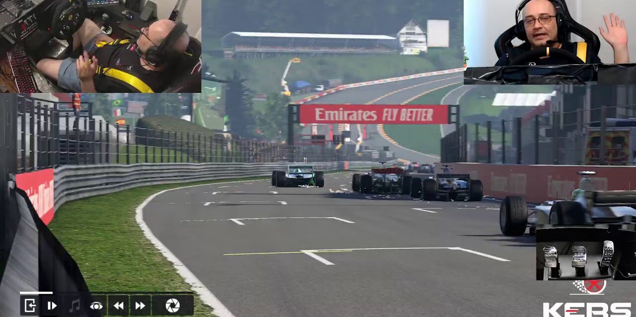 F1 2020 GP da Bélgica com carro do Michael Schumacher  Benetton 1994