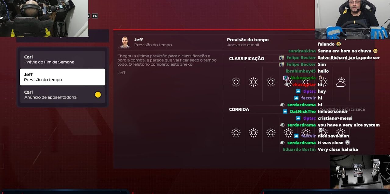 F1 -2020 -GP da Bélgica com simulador de movimentos reais