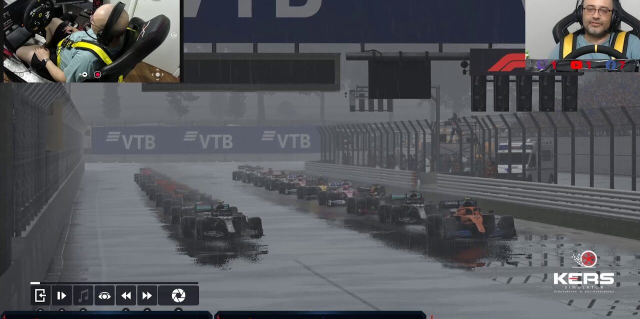 F1 2020  GP de Cingapura modo Carreira com simulador de movimentos
