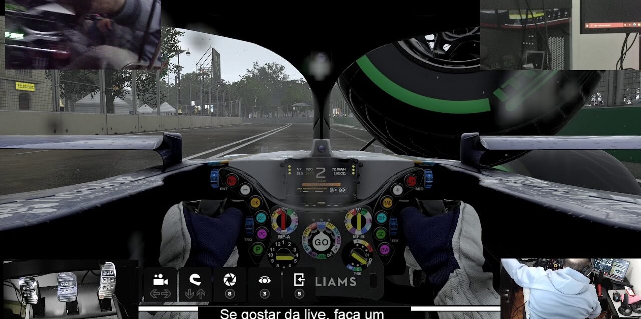 F1 2021 - Modo Carreira com volante da Ferrari e Simulador de movimentos