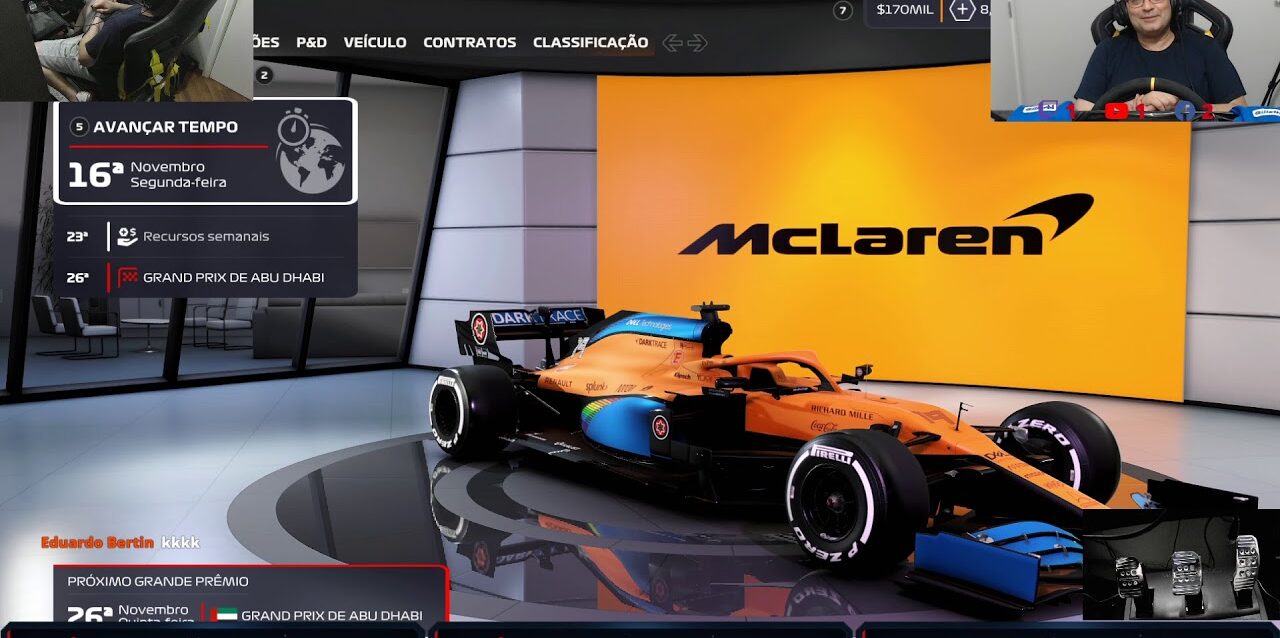 GP do Brasil - F1 2020 Corrida 100% com simulador de movimentos Vale Título Mundial