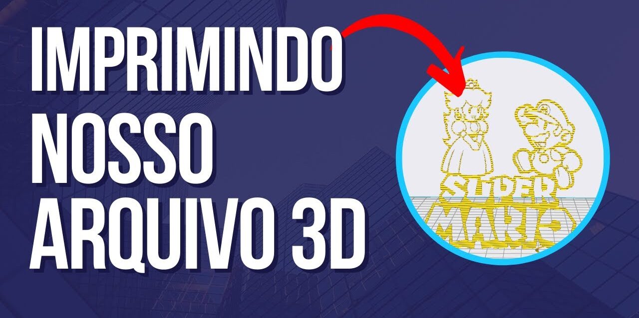 Imprimindo em 3D na ender 3 V2 uma decoração para parede 3D do Super Mário