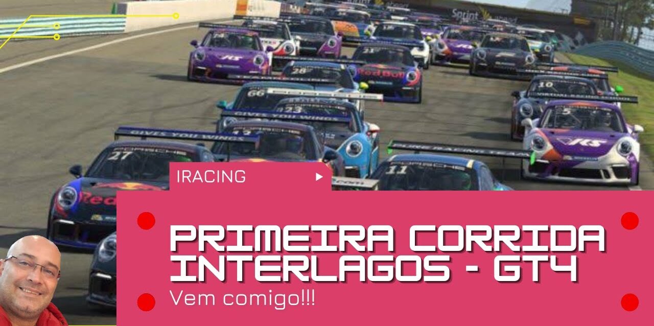 Iracing Live  - Minha Primeira corrida - GT4 - Interlagos
