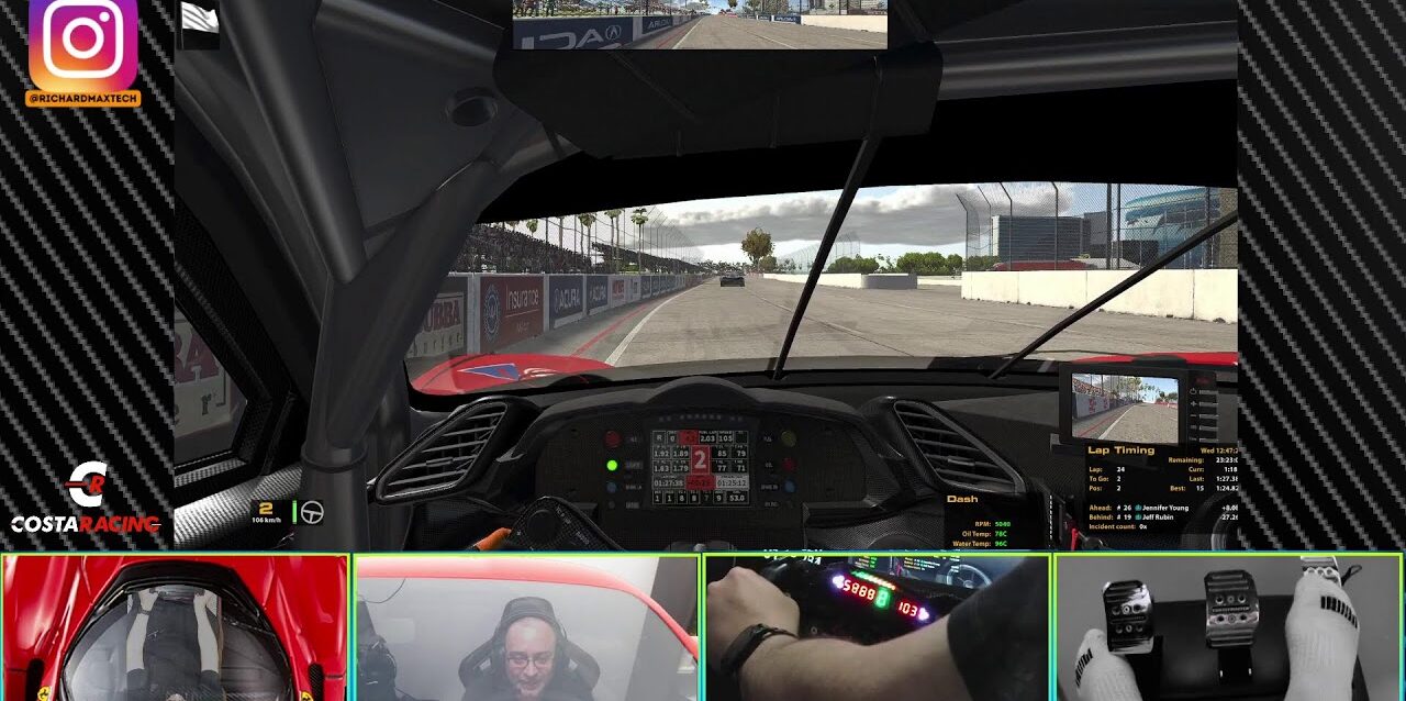 Iracing Long Beach Ferrari