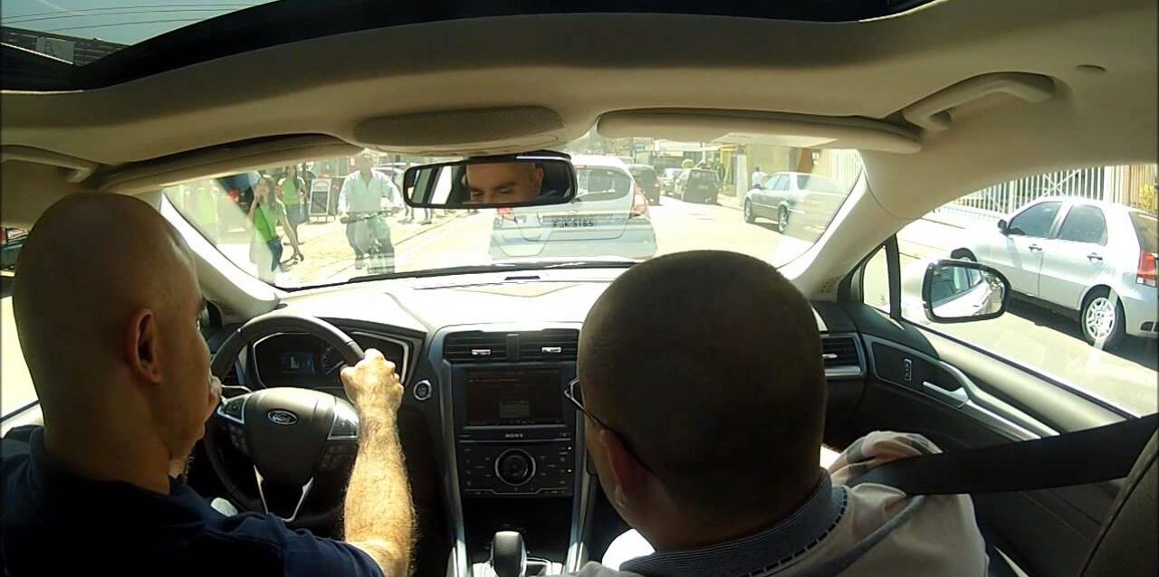 Richard Max e Rodrigo Toledo um batendo papo sem Ford Fusion Hybrid