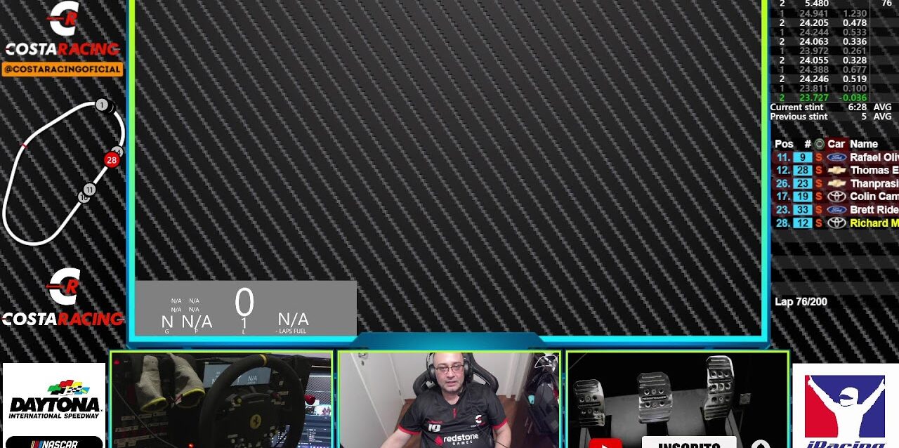 iRacing Oficial  Ao vivo - 500 milhas de Daytona - Nascar 2