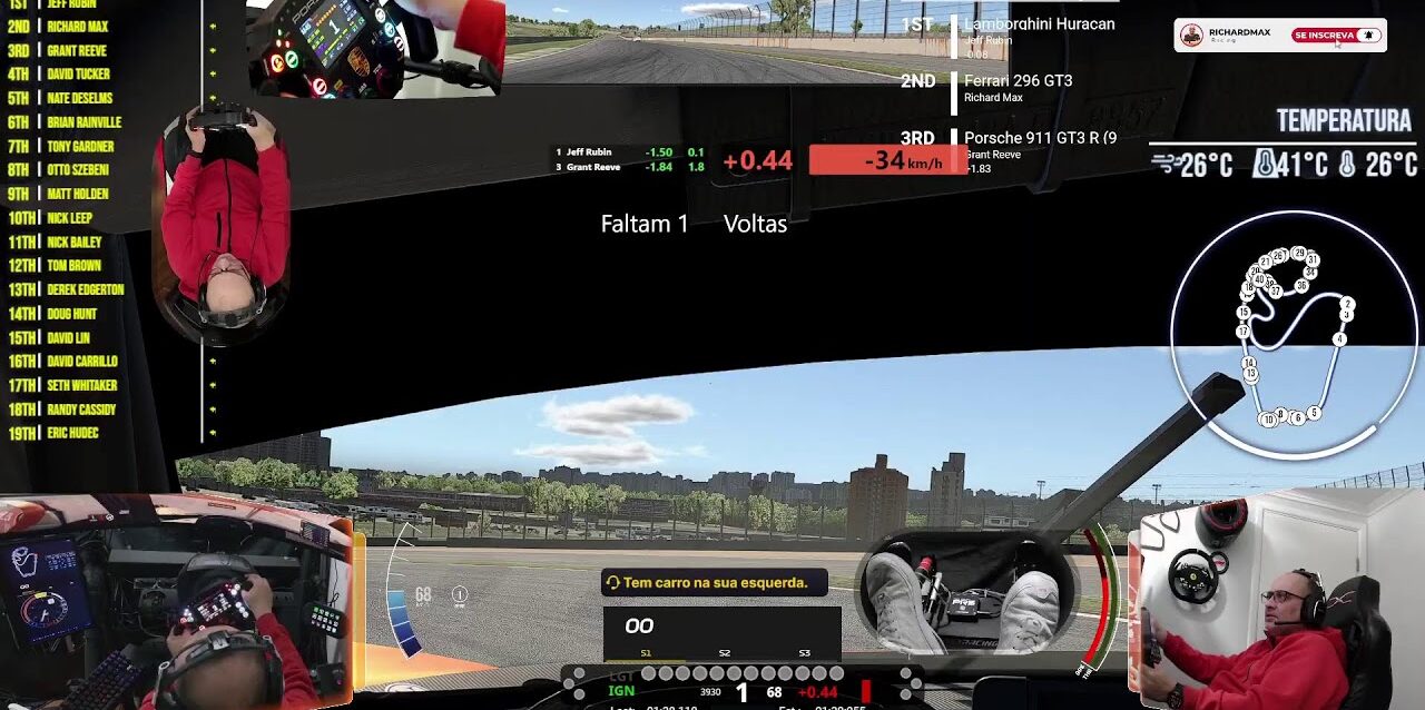 iRacing ao vivo - Interlagos - Ferrari GT3 296