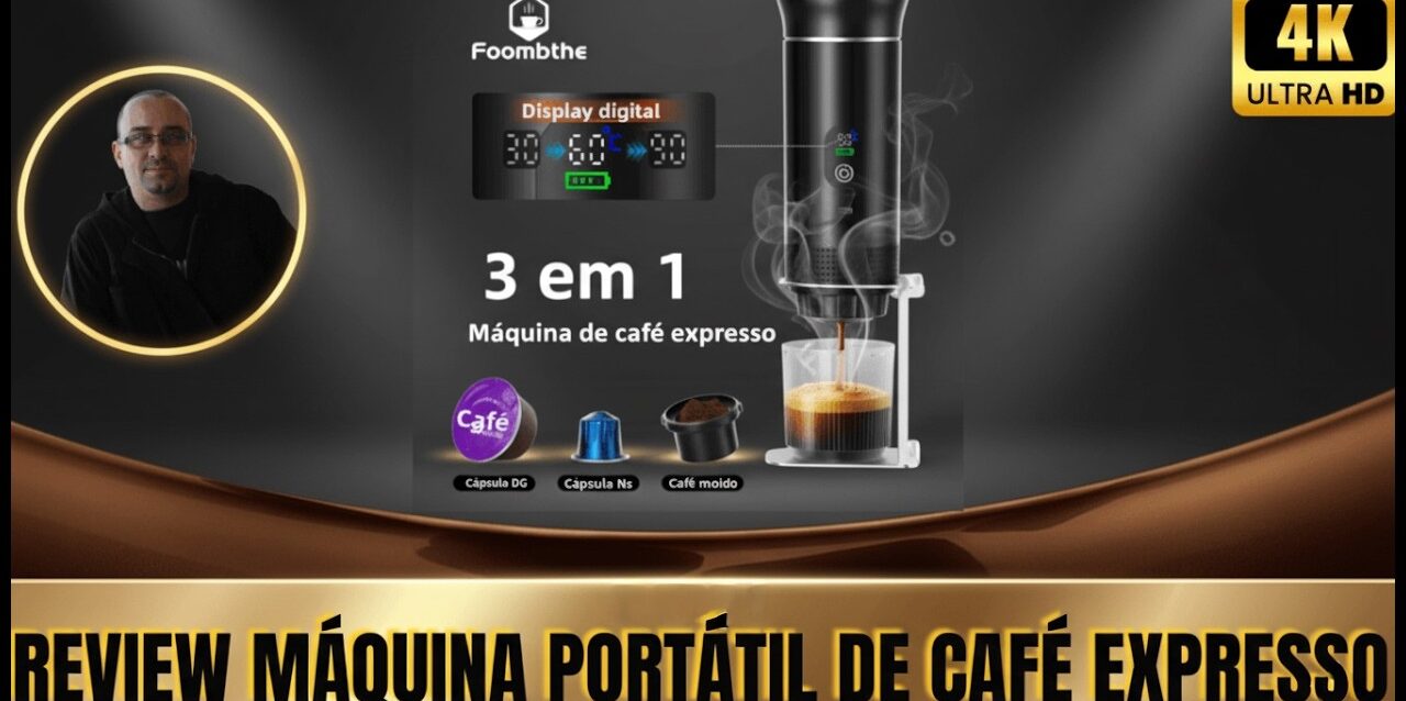 Essa máquina portátil faz café de qualquer cápsula! ☕