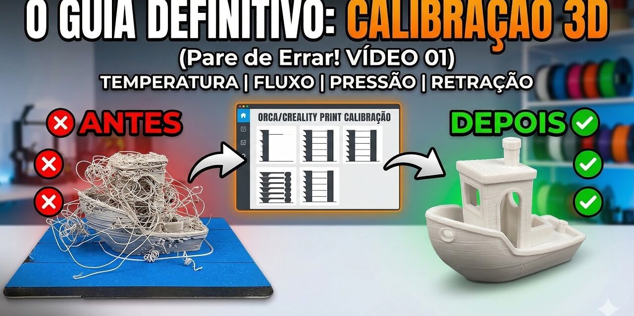 O Segredo da Impressão 3D Perfeita: Guia Completo de Calibração (SÉRIE)