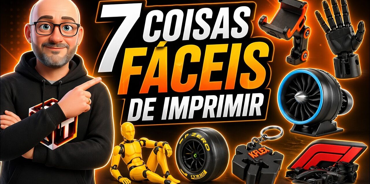 7 Peças Fáceis e legais de Imprimir e até ganhar dinheiro