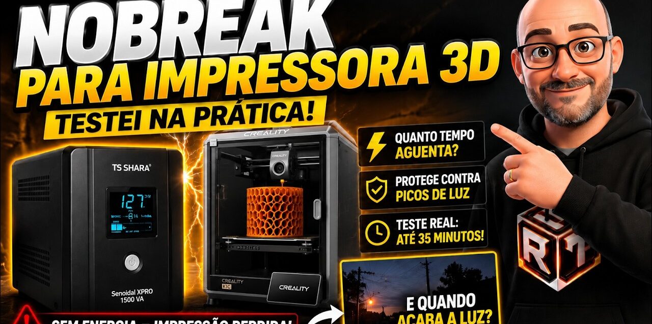 ACABOU A LUZ! O teste real do Nobreak na K1C